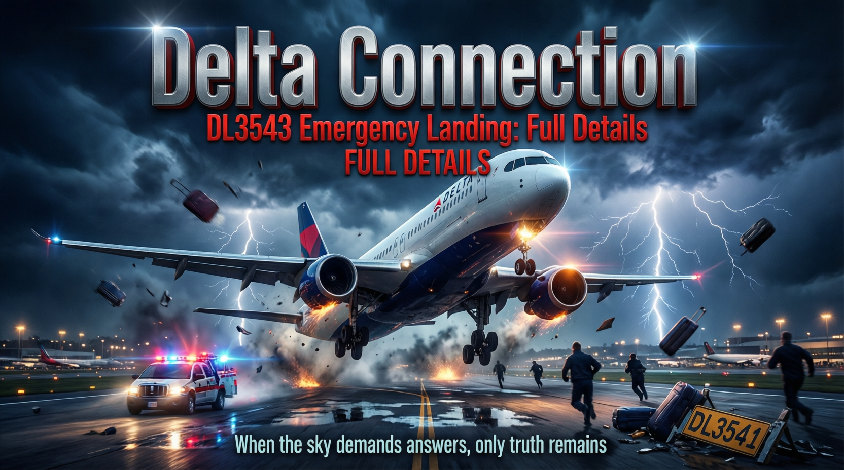 delta connection dl3543 emergency landing