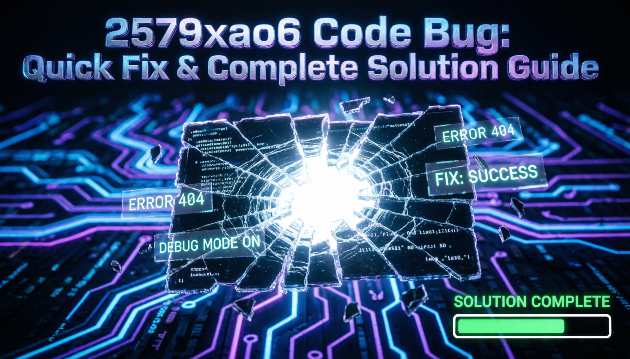2579xao6 code bug