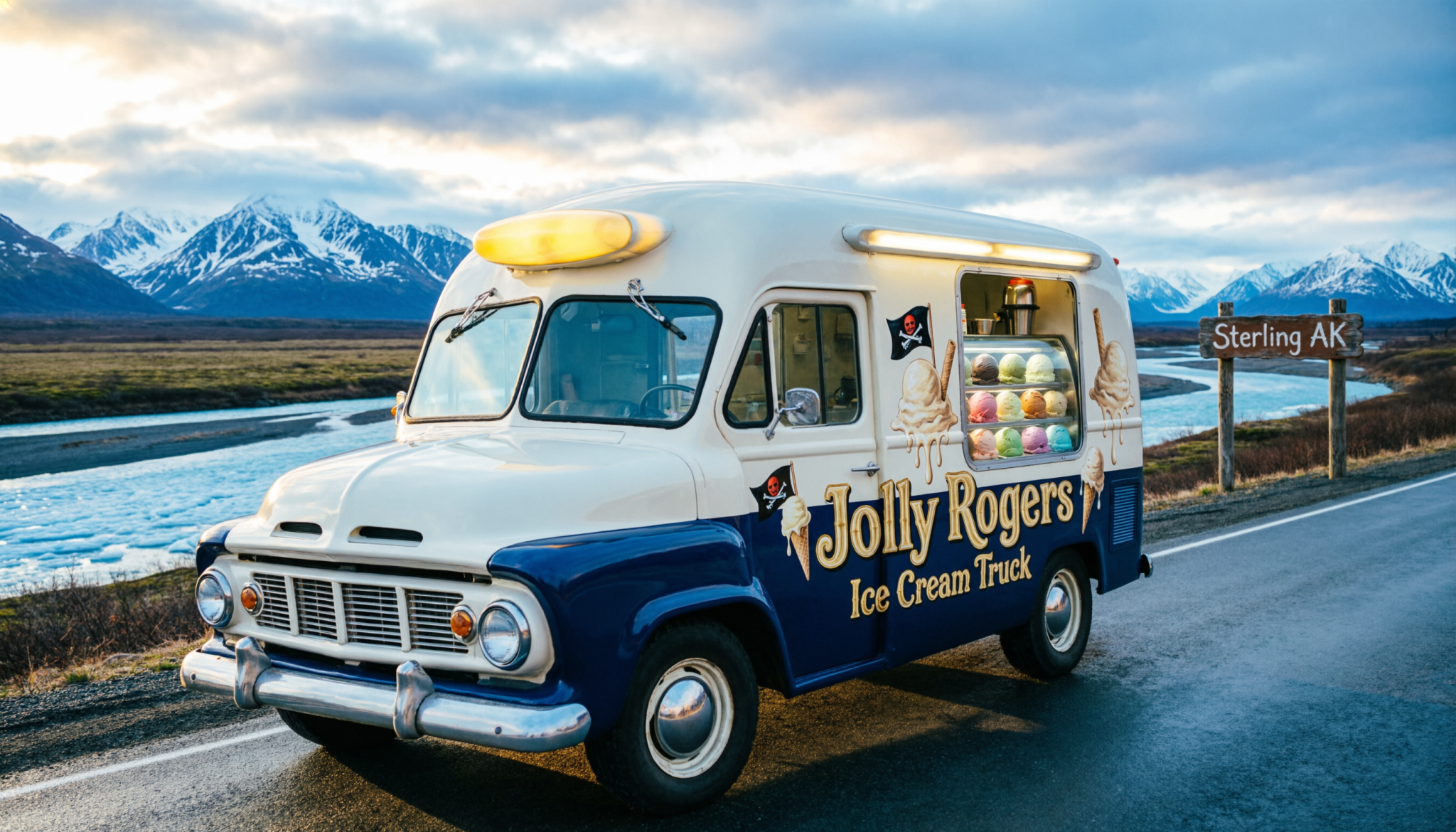 the jolly rogers taste of paradise ice cream truck sterling ak