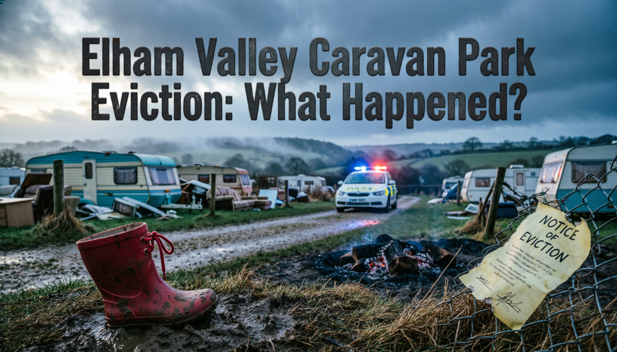 elham valley caravan park eviction