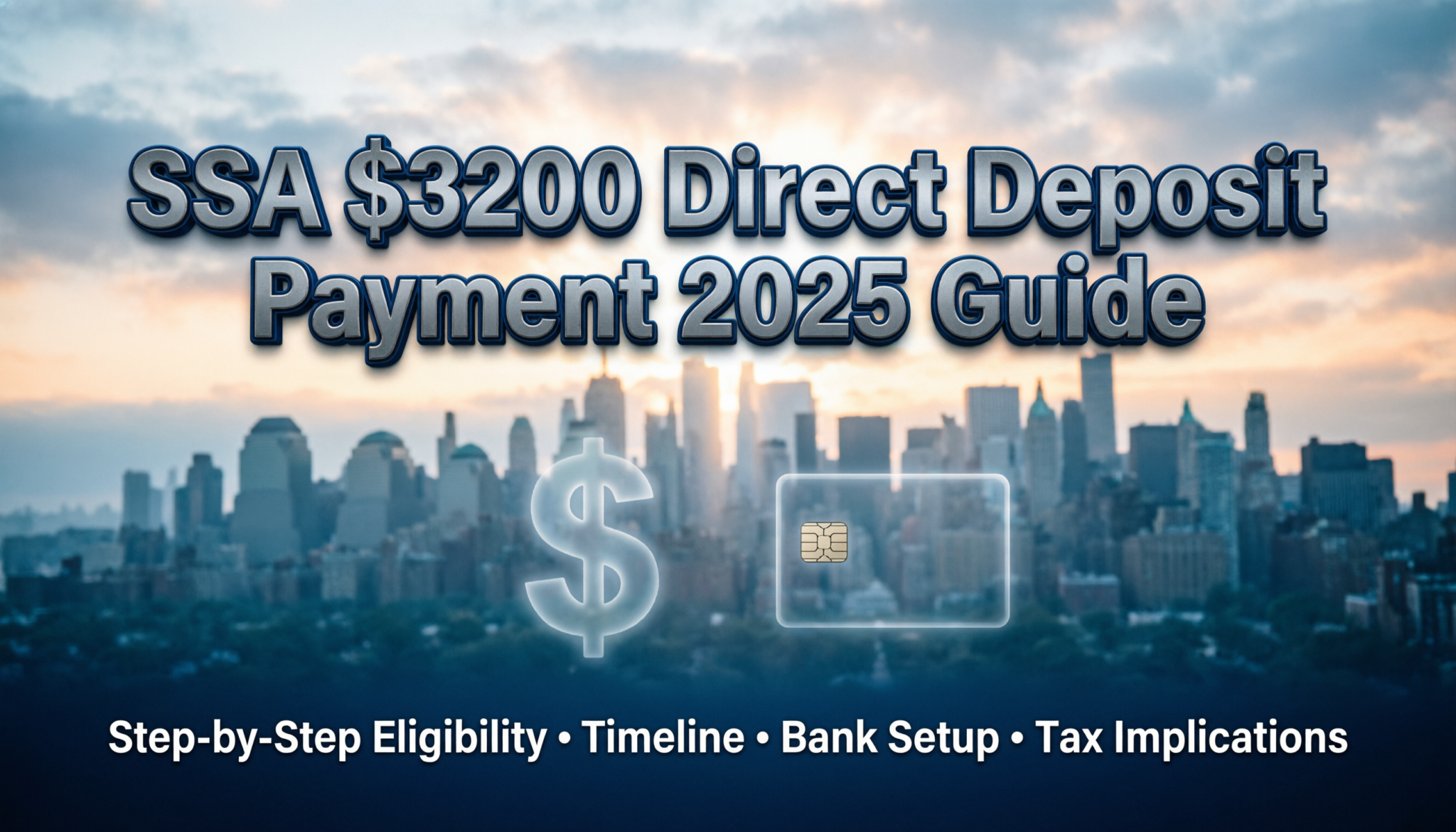 ssa $3200 direct deposit payment 2025