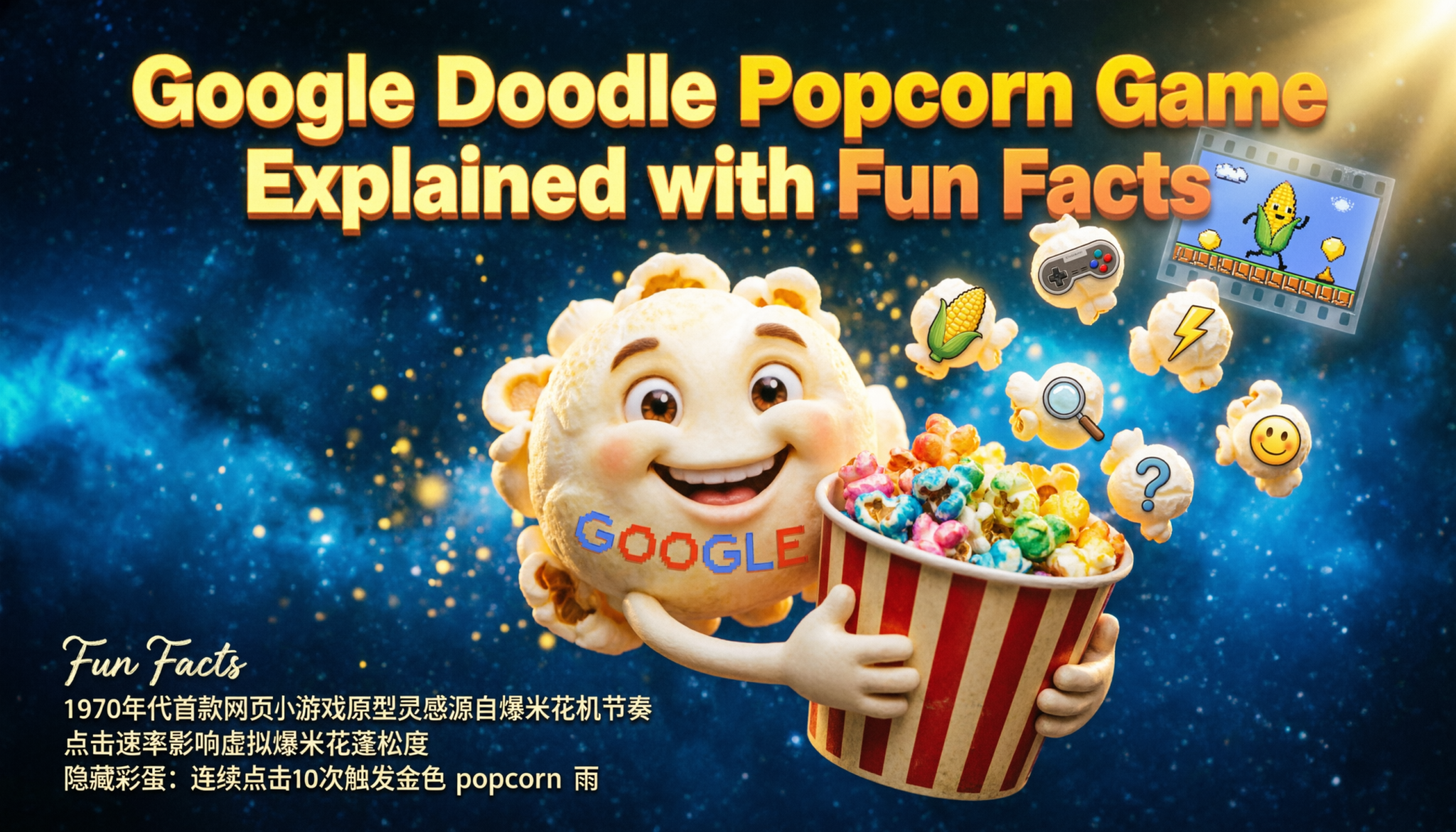 popcorn google doodle