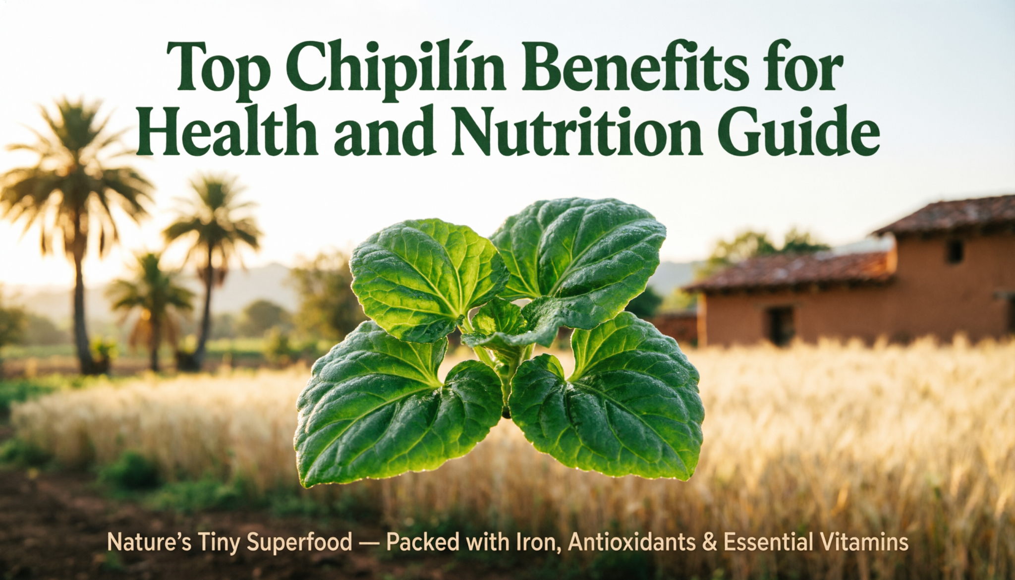 chipilín benefits